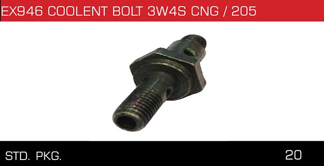 COOLENT BOLT 3W4S CNG 205